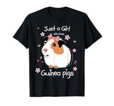 Just a Girl Who Loves Guinea Pigs: Animal Clothes Cavy T-Shirt