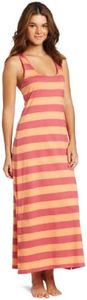 Nautica Sleepwear Women's Maxi Dress, Light Ibis, Large