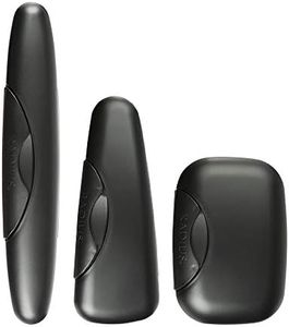 RADIUS Toothbrush Portable Travel Case Kit Standard Toothbrush Soap Razor Case Storage Box for Travel BPA Free 3 Count - Caviar Pearl