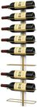 B4Life Gold Wall Mounted Wine Rack 