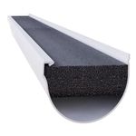 GutterStuff 5-Inch Half Round Style Foam Gutter Filter Insert, 32-Feet