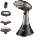 Russell Hobbs Steam Genie Handheld Clothes Steamer, No Ironing Board Needed, Ready to Use in 45s, Power Indicator, Auto-Off, 200ml Removable Water Tank, 3 Attachments, 6m Steam Time, 2000W, 28040