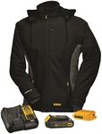 DEWALT DCHJ066C1-XS 20V/12V MAX Women's Heated Jacket Kit, Black, X-Small