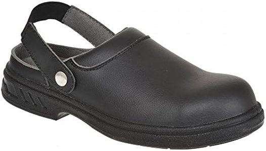 Portwest Steelite Safety Clog, Black, Size 44