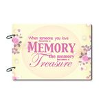 100Yellow Memories Scrapbook Photo Album - Create Lasting Memories| 40 A4 Pages | Size : 21 Cm X 29.5 Cm |Multicolour