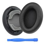 Ear Pads Replacement for Sony WH-1000XM3 Noise Cancelling Headphone by MMOBIEL - Memory Foam and Protein PU Ear Pad Cushions - Noise Isolation Earpads Replacement – Black