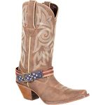 Durango Women's Crush Western Boot, Brown Khaki, 7 UK