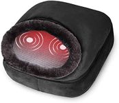 Snailax Foot Warmer with Vibration Massage for Cozy Feet, 5 Modes Massage and 2 Heating Therapy, Heated Electric Foot Massager for Foot, Back and Full Body,Valentines Gifts for Her