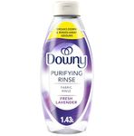 Downy RINSE & REFRESH Laundry Odor Remover and Fabric Softener, Fresh Lavender, Safe on ALL Fabrics, Gentle on Skin, HE Compatible, 1.43L