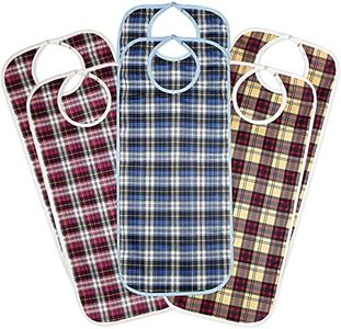 Medokare Adult Bibs - Pack of 6 Washable Clothing Protectors ﻿for Men & Women - ﻿Multicolor