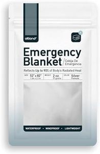 Altland Single Emergency Blanket - Individually Packaged Silver Mylar Blanket