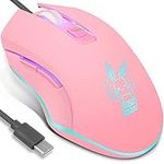 IULONEE Wired Gaming Mouse USB C Lo
