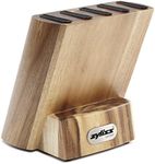 ZYLISS Control Wooden Knife Block - Kitchen Cutlery Storage - Knife Block Without Knives - 5 Slots