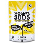 Molly's Suds Natural Oxygen Whitener | Natural Bleach Alternative, Plant-Derived Ingredients | Whitens Brights and Brightens Colors | Pure Lemon Essential Oil - 79 oz