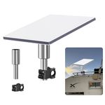 XLTTYWL Starlink Mini RV Mount, Aluminum Mini Starlink RV Accessories Starlink Internet Kit Satellite with Installation Range 0.87-1.1’’ Pipe Clamp for Star Link Mini Dishy