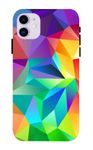 Print Galiara|| Designer Back Case Cover for iPhone 11 | Colourful Cryatal Wallpaper |