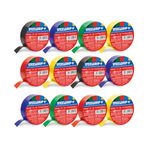 Pidilite Steelgrip Self Adhesive PVC electrical Insulation Tape - 6.50m,Pack of 12