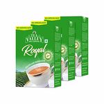 Tea Valley Royal - 250gm x 3| CTC Tea | Premium Blend of Assam and Dooars Tea | Unique Blend Crafted for Chai Lovers| Strong, Malty, Aromatic and Rich Taste