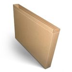 Mirror Packaging Cardboard Box Strong Shipping for Picture Frames, Mirrors, Paintings (1100x150x840mm - (43x6x33in)) Pack of 5