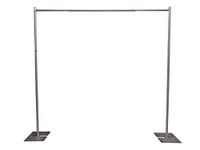 OnlineEEI Premier Portable Pipe and Drape Backdrop Kit 8ft x 10ft (No Drapes)