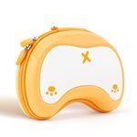 GeekShare Cute Corgi PS5 Gaming Controller Case-Controller Holder Hard Shell Travel Carrying Case for Playstation 5, PS4, NS Pro, Xbox with Room for Cable Cord and Accessories