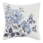 Laura Ashley Home Chloe Throw Pillow, 16x16, Pastel Blue