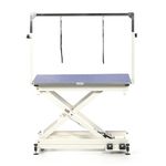 Pedigroom professional electric dog pet grooming table with H frame bar blue