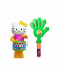 PRIMEFAIR Toddler Plastic Key Operated Cute Drummer Toy With Noisemakers Favors Concert Cheering Children Clap Clap Muiacal Toys (Pros-Cat Kitty-002)