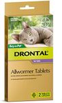 DRONTAL CAT ALLWORMER 4KG X 2 TABS