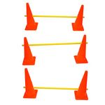 Trademark Innovations Agility Cone Hurdle Pole Set Training Equipment