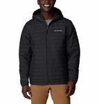 Columbia Mens Silver Falls Hooded Jacket, Black, XL