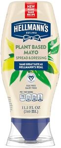 Hellmann's Vegan Dressing and Spread Vegan 1 Ct for a Rich, Creamy Plant-Based Alternative to Mayo Same Great Taste, Plant Based, Free From Eggs 11.5 oz