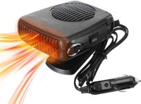 Car Heater, 12V 200W Portable Car Heaters for Winter, Anti-Fog Car Defroster Quick Heating Windshield Defogger for Car, Plugs Into Cigarette Lighter