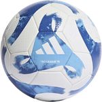 adidas Unisex-Adult Tiro League TB Ball, White/Team Royal Blue/Light Blue, 5