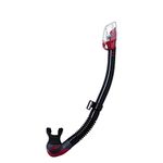 TUSA SP-0101 Hyperdry Elite II Scuba Diving Snorkel, Black/Metallic Dark Red