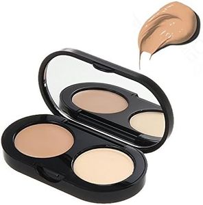 Bobbi Brown New Creamy Concealer Kit, Warm Natural + Pale Yellow Sheer Finish Pressed Powder, 0.11 Ounce
