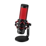 HyperX QuadCast – Standalone Microphone for streamers, content creators and gamers PC, PS4, and Mac, usb