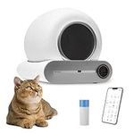 Montys Automatic Self Cleaning & Deodorising Cat Litter Box 65L Litter Tray Smart App Control