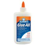 Elmer's Glue-All Multi-Purpose Glue, 225ml, 7.6-Ounce Bottle (60359Q) (Packaging May Vary)