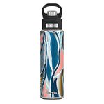 Tervis EttaVee-Abstract Triple Walled Insulated Tumbler, 24oz Wide Mouth Bottle, Stainless Steel