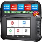 LAUNCH X431 Creader Elite 2.0 BBA OBD2 Car Scanner for B-M-W/Mercedes-Ben-z/V-W/Au-di/May-bach/Mini/Rolls-Royce, Full System Bidirectional Scan Tool, ECU Coding, Full Reset Services, Free Update
