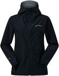 Berghaus Women's Deluge Pro 3.0 Shell Rain Jacket | Durable | Breathable Coat, Black 3.0, 12