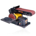 Homdum 6-Inch Electric Belt & Disc Sander | 500W Bench Grinder Polisher | 2980RPM Metal Sanding Machine | Multipurpose Grinding Tool for Wood, Metal, Workshop & DIY