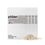 pidan Mixed Tofu Cat Litter - Dust-Free, Fast Drying, and Flushable Clumping Cat Litter - Unscented Kitty Litter for Odor Control(5.3lb×4bags)