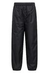 Mountain Warehouse Waterproof Fleece Lined Kids Pants - Boys & Girls Black 11-12 years