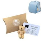 1 Pcs Pocket Hug Bear Tiny Teddy Bear Small Gifts for Women,Pocket Hug Gift Mini Worry Bear with Sending You a Hug Card Encourage for Friends Family Lover, Birthday Graduation,Thinking Of You Gifts