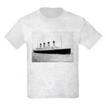 CafePress Titanic T Shirt Youth Kids Cotton T-Shirt Ash Gray