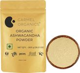 CARMEL ORGANICS Ashwagandha Root Powder (800 Grams), Jaivik Bharat Certified, Natural, Helps Fight Anxiety and Stress | Ashwagandha Podi/Amukkara Kizhangu/Asvagandha Churna