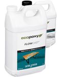 EcoPoxy FlowCast Deep Pour Epoxy Resin Kit - 6L /1.59 Gal: UV & Yellowing Resistant, Bio-Based Resin | Water Clear Epoxy for River/Ocean Tables and Other Deep Casting Bubble Free Epoxy Projects