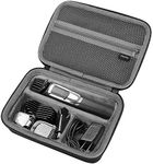 ProCase Hard Carrying Case for Philips Norelco Multigroom Series 3000 5000 7000 MG3750 MG5750/49 MG7750/49 Men's Electric Trimmer Shaver and Attachments for Father's Day Gift -Black